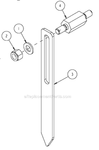 Page U Diagram and Parts List for MK-4024KB  MK Diamond Concrete Saw